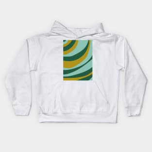 Curved stripes IV Kids Hoodie